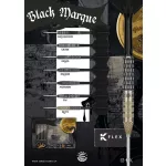 Set darts Target Japan SP Black Marque Chaos 23g 90% tungsten