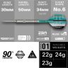 Set sageti darts steel Target SP Hydro 01, 24g, 90% wolfram