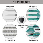 Set sageti darts steel Target SP Hydro 02, 21g, 90% wolfram