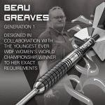 Set sageti darts steel Target SP Beau Greaves G1, 23g, 90% tungsten
