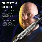 Set sageti darts steel SP Target Justin Hood G1, 23g 90% wolfram