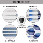 Set sageti darts steel SP Target Paige Pauling G1, 22g 90% wolfram