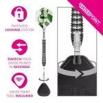 Set sageti darts steel SP Target Charlie Manby G1, 22g 95% wolfram