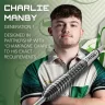 Set sageti darts steel SP Target Charlie Manby G1, 23g 95% wolfram