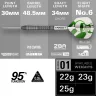 Set sageti darts steel SP Target Charlie Manby G1, 25g 95% wolfram