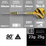 Set sageti darts steel SP Target Buzz SP03, 25g 90% wolfram