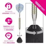 Set sageti darts steel SP Target Adrian Lewis Showdown, 23g 95% wolfram