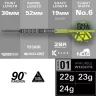 Set sageti darts steel SP Target Luke Littler Fallout, 23g 90% wolfram