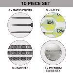 Set sageti darts steel SP Target Luke Littler Fallout, 24g 90% wolfram