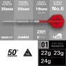 Set sageti darts steel Target Group O 01, 23g 50% wolfram