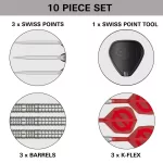 Set sageti darts steel SP Target Group O 03, 22g 50% wolfram
