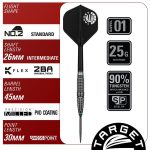 Set sageti darts steel Target Japan Prime Series Scream GEN2 25g, 90% wolfram