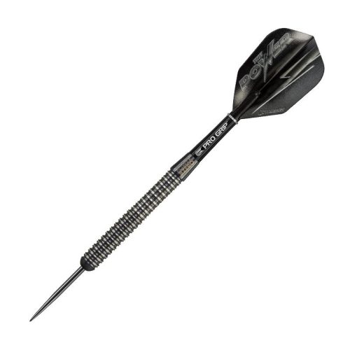 Sageti Darts TARGET steel 25g, POWER 8ZERO black titanium - Phil Taylor, 80% tungsten