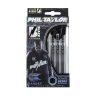 Sageti Darts TARGET steel 25g, POWER 8ZERO black titanium - Phil Taylor, 80% tungsten