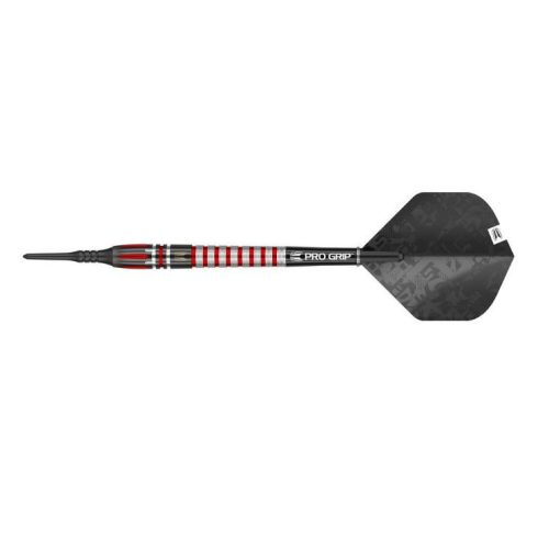 Set sageti darts TARGET soft 18g, Nathan Aspinall Black, 90% wolfram