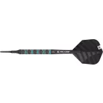 Set sageti darts soft target Rob Cross Black Edition 18g, 90% wolfram