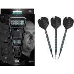 Set sageti darts soft target Rob Cross Black Edition 18g, 90% wolfram
