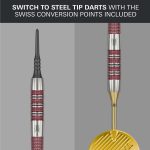 Set sageti darts soft Target Stephen Bunting 95K 19g, 95% tungsten