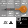 Set sageti darts soft Target Raymond van Barneveld 95K, 18g 95% wolfram