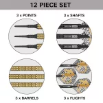 Set sageti darts soft Target Bolide Envy 10 - 21g, 90% wolfram