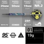 Set sageti darts soft Target Luke Littler Edge 19g, 95% wolfram