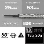 Set sageti darts soft Target Hydro 12, 18g 90% wolfram