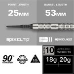 Set sageti darts soft Target Gydro 12, 20g 90% wolfram