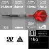 Set sageti dartsl soft Target Shift, 18g 90% wolfram
