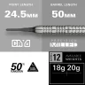 Set sageti darts soft Target Group O 12, 18g 50% wolfram