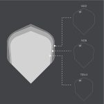 Fluturasi darts Target Redux - Pro.Ultra No6, set de 9 bucati