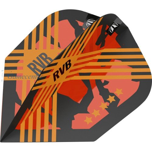 Fluturasi darts Target RVB G3 TEN-X ULTRA negru/portocaliu,Raymond van Barneveld