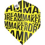 Fluturasi darts Target Dimitri Van Den Bergh Brass galben Pro.Ultra No2