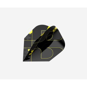 Fluturas darts Target Pro.Ultra, Bolide negru, No6, multipack 9 bucati