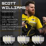 Fluturasi darts Target Pro.Ultra Scott Williams G2, tip No6, multipack 9 bucati