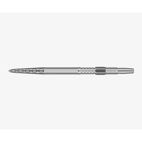 Varf Darts TARGET Swiss Point Swiss DX metalic, 26mm argintiu