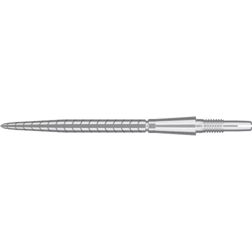 Varf metalic TARGET SP Swiss Storm Quartz Point argintiu, 35mm