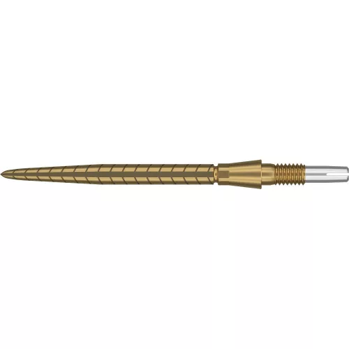 Varf metalic TARGET SP Swiss Storm Quartz Point auriu, 30mm