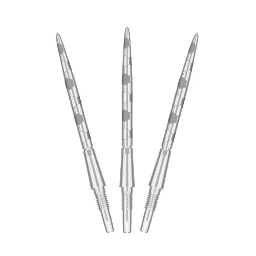 Varf darts steel TARGET SP Swiss Storm Onyx Point, argintiu, 35 mm