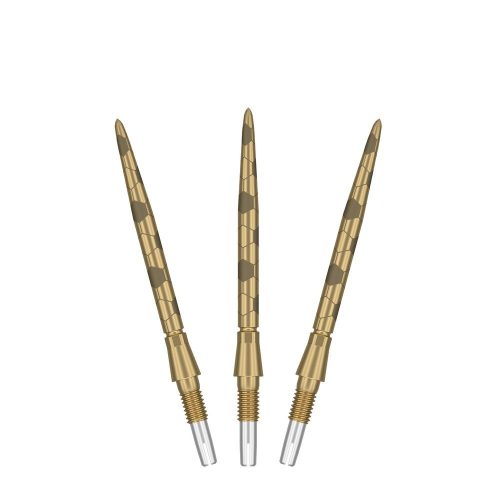 Varf darts steel TARGET SP Swiss Storm Onyx Point, auriu, 30 mm