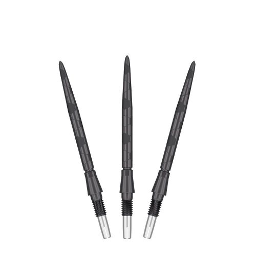 Varf darts steel TARGET SP Swiss Storm Onyx Point, negru, 30 mm