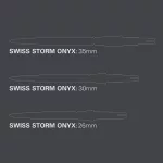 Varf darts steel TARGET SP Swiss Storm Onyx Point, negru, 35 mm