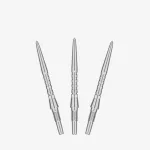 Varf darts metalic TARGET SP Swiss Storm Surge argintiu, 26mm