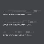 Varf darts metalic TARGET SP Swiss Storm Surge argintiu, 26mm