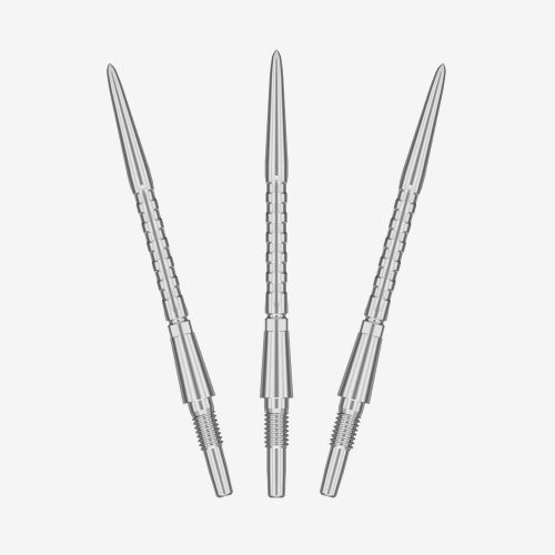 Varf darts metalic TARGET SP Swiss Storm Surge argintiu, 35mm