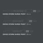 Varf darts metalic TARGET SP Swiss Storm Surge argintiu, 35mm