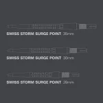 Varf darts metalic TARGET SP Swiss Storm Surge negru, 35mm