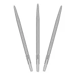 Varfuri metalice Darts – TARGET SP Swiss SLK, argintii, 42mm