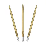 Varfuri metalice Darts – TARGET SP Swiss SLK, auriu, 35mm