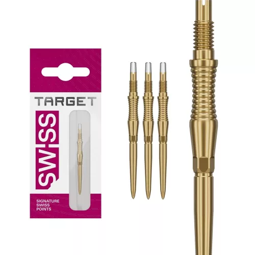 Varf darts Target Swiss Point RST, auriu 30mm