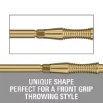 Varf darts TARGET Swiss Storm RST, auriu 35 mm